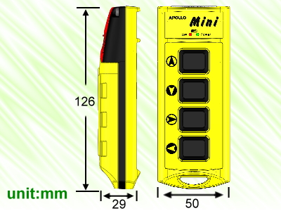 阿波羅 Mini 系列小巧的外型設計,便於攜帶與操作